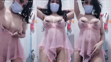 Citra Tobrut Lepas Hijab Mandi