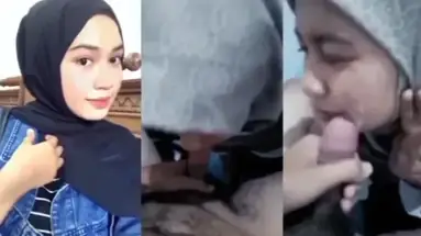 Hijab Nakal Isap Jumbo Sampai Crot Di Muka