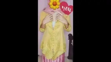 Live Ukhti Kebaya Hijab Pink Menggoda Viral Indo Hot